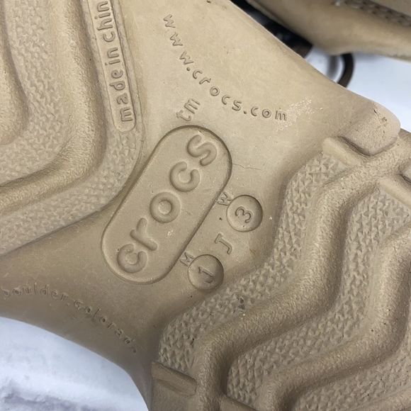 Crocs All Terrain Axle Leather Boat Shoes - Picture 8 of 9